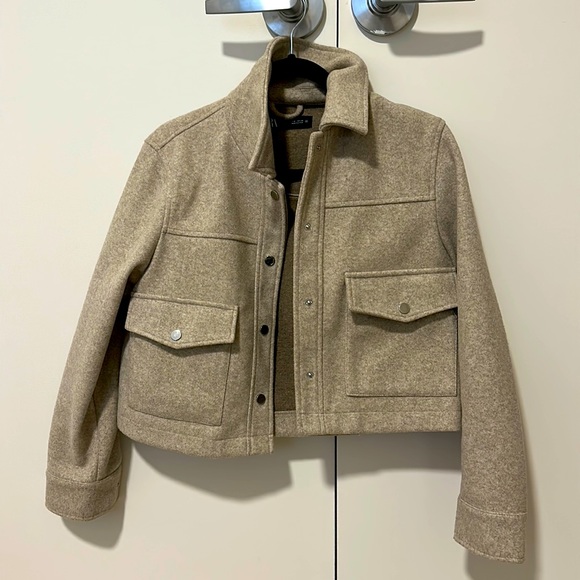 Zara S woman cropped jacket - Picture 1 of 7